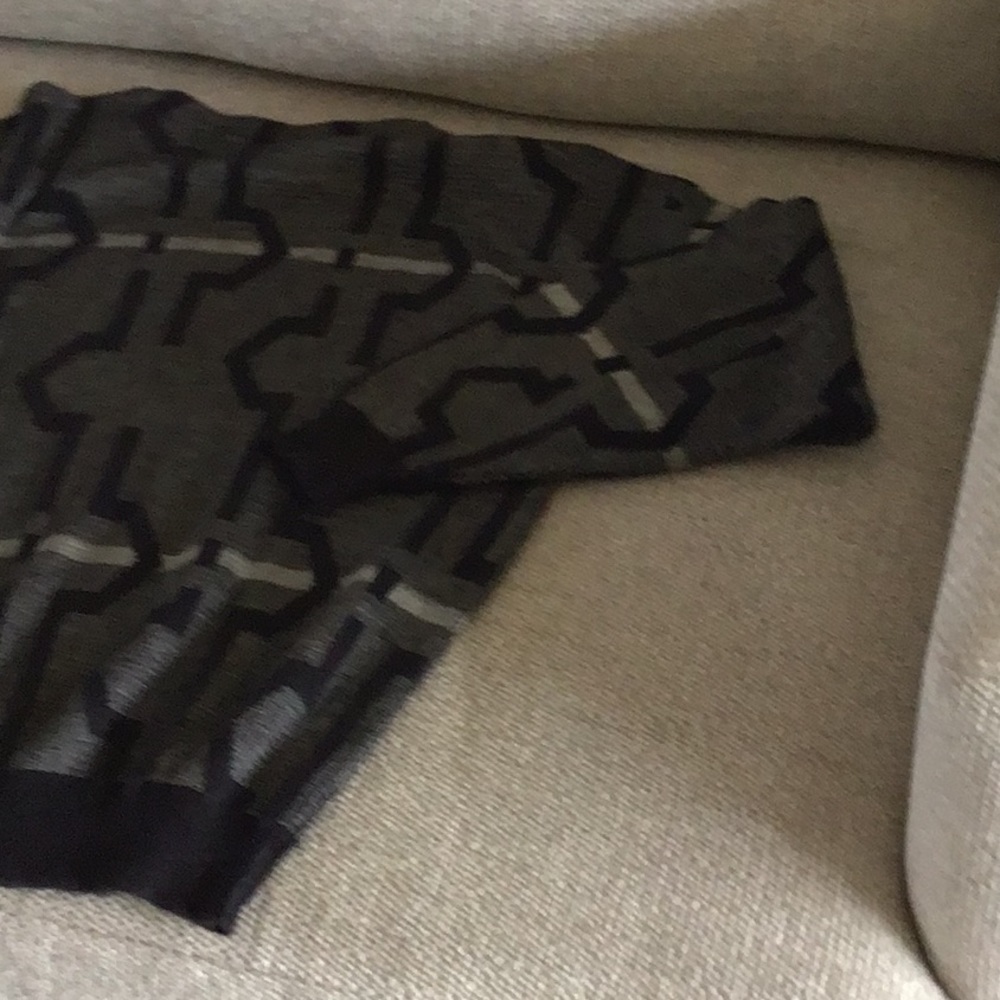 MONDO di Marco vintage sweater, Black/gray, size small - Picture 5 of 7